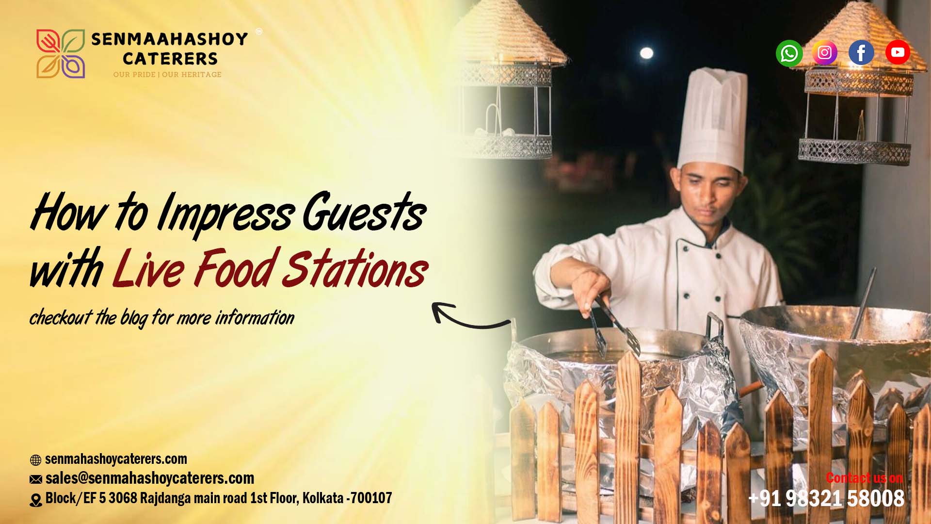 Live Food Stations for Weddings Kolkata